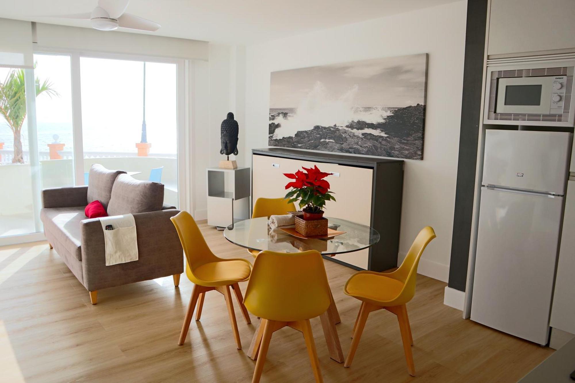 Апартаменти Durmiendo Sobre El Mar, Vivienda La Baja Grande Тельде Екстер'єр фото