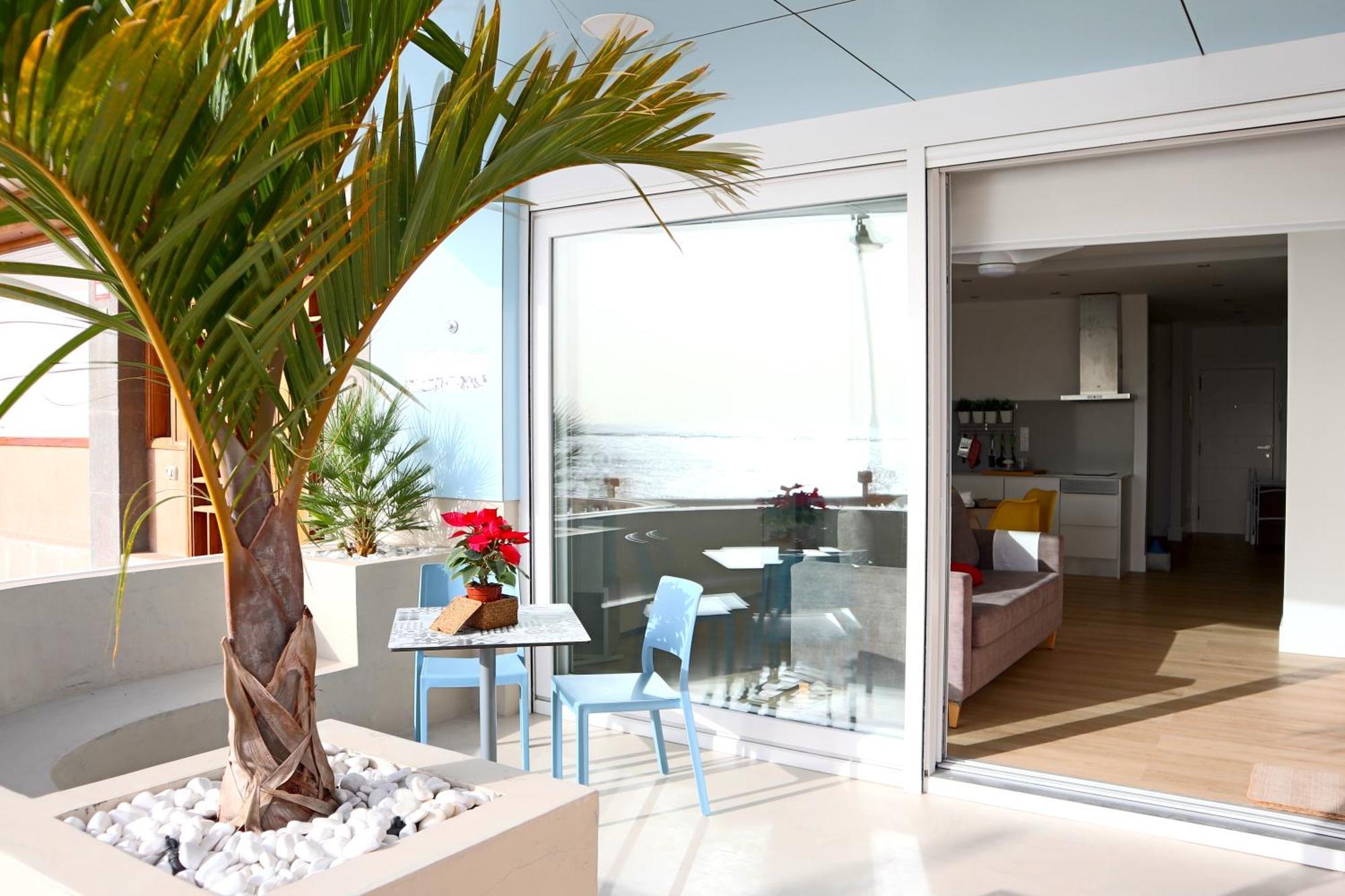 Апартаменти Durmiendo Sobre El Mar, Vivienda La Baja Grande Тельде Екстер'єр фото